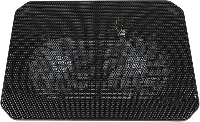 Laptop Cooler 7 Height Adjustments High Speed Cooling Low Noise Laptop Pad Cooling Pad Stand with LED Lights Fan Fan (M10B)