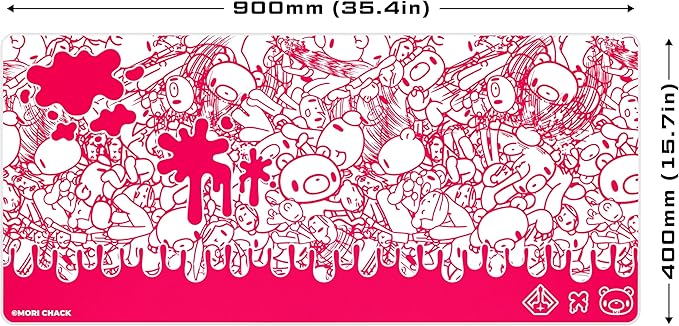 Best Frenemies - Gloomy Bear Gaming Desk Mat – Large Extended Mouse &amp Keyboard Pad