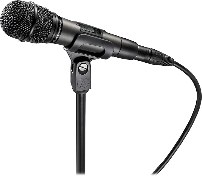 Audio-Technica ATM610a/S Pro Hypercardioid Dynamic Handheld Microphone with MagnaLock On/Off Switch 600ohms Impedance 40Hz-16kHz Frequency Response