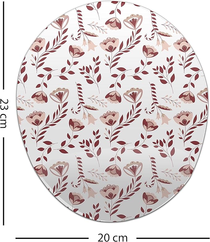 Ergonomic Mouse Pad with Wrist Rest Digital Printed Mouse Mat for Tendon Sheath Problems Non-Slip Base for Office and Home Size: 20 x 23 cm