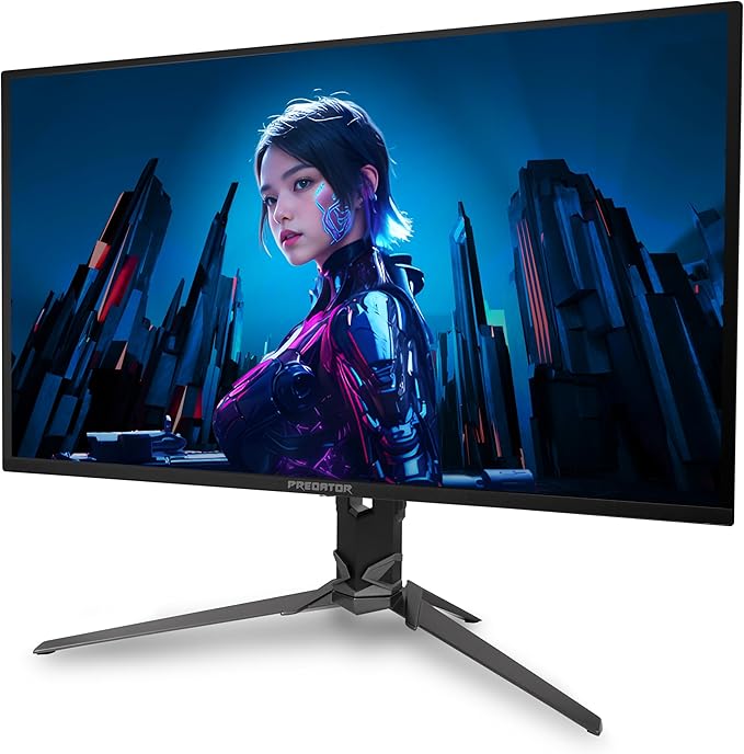 acer Predator Gaming Monitor | 31.5 UHD 3840 x 2160 OLED | AMD FreeSync Premium Pro | 240Hz | 0.03ms | VESA DisplayHDR True Black 400 | DCI-P3 99% | Display Port 1.4 &amp 2 x HDMI 2.1 | X32 X2bmiiph