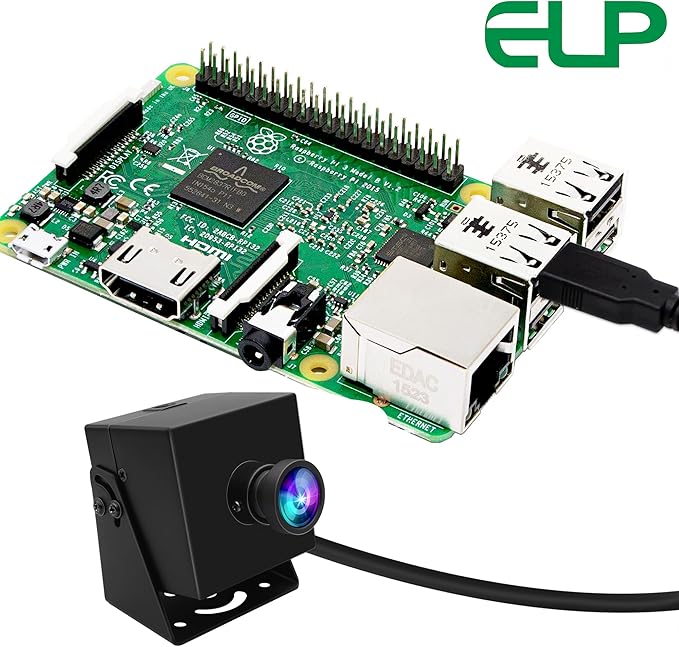ELP 1080P 120fps USB Camera for Computer - 12MP Wide Angle PC Camera with High Speed and Mini Design for Desktop Industrial Security and Raspberry Pi