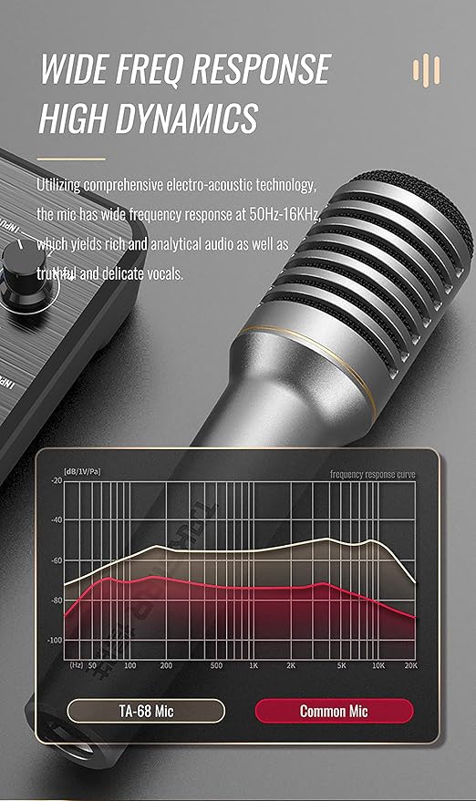 TA-68 Professional Dynamic Microphone Dynamic Handheld Cardioid Condenser Microphone