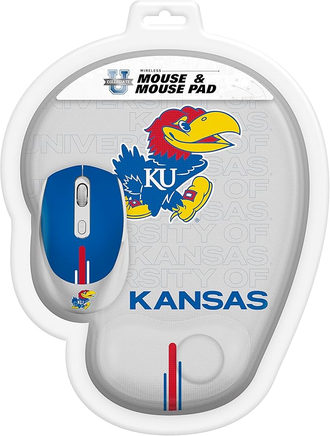 SOAR NCAA Unisex Wireless Mouse and Mouse Pad