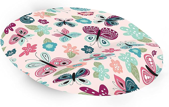 Ergonomic Mouse Pad with Wrist Rest Digital Printed Mouse Mat for Tendon Sheath Problems Non-Slip Base for Office and Home Size: 20 x 23 cm