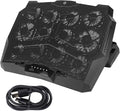 Laptop Cooler Cooling Pad with 12 Fans Speed 3500RPM Laptop Cooling Stand 5 Height Portable Laptop Fan Cooler for Gaming Laptop Home and Use Type C Interface
