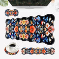Desk Mat Mouse Pad with Wrist Rest 4-in-1 Large Mouse Pads for Desk Ergonomic Mouse Pad and Keyboard Wrist Rest Gaming Keyboard Mat for OfficeBeautiful Flowers