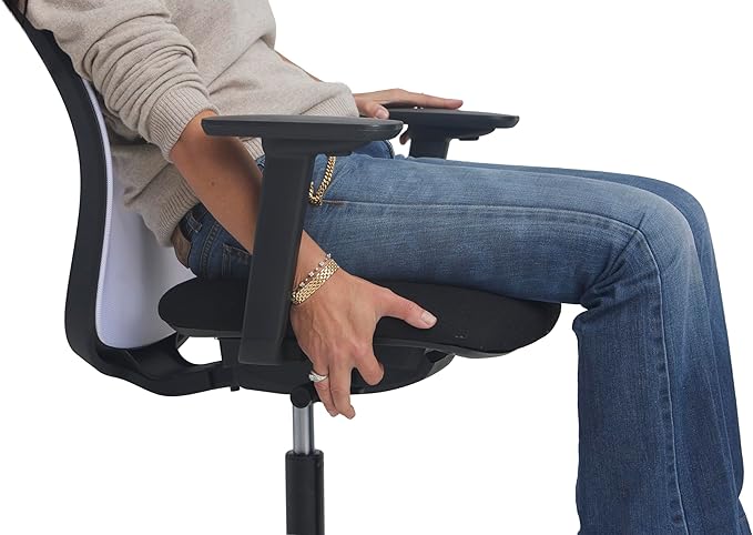 Real Game Gaming Chair Ergonomic Desk Chair in Breathable Mesh Swivel Recline with Height and Adjustable Armrests Base with Wheels Black Italian Product