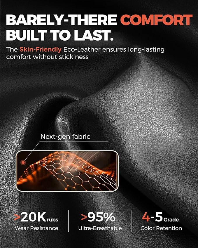 GTPLAYER Gaming Chair with Footrest Big and Tall Computer Game Chair 350lb Racing Style Ergonomic High Back Lumbar Support and Recliner Moon Gray