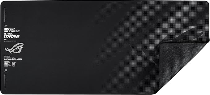 ASUS ROG Sheath II XXL Gaming Mouse Pad – 35.4” x 15.7” Advanced Cooling Fabric 1.5X Smoother Textile-Weave Surface Flat-Stitched Durable Edges Non-Slip Base - Black