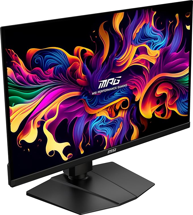 msi MAG 271QPX QD-OLED 27 OLED Gaming Monitor 2560 x 1440 (QHD) 0.03ms Response time 360Hz True Black HDR 400 HDMI DP Port USB Type C Tilt Height Black