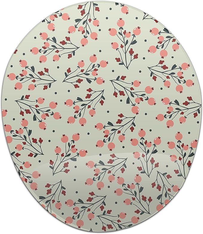 Ergonomic Mouse Pad with Wrist Rest Digital Printed Mouse Mat for Tendon Sheath Problems Non-Slip Base for Office and Home Size: 20 x 23 cm