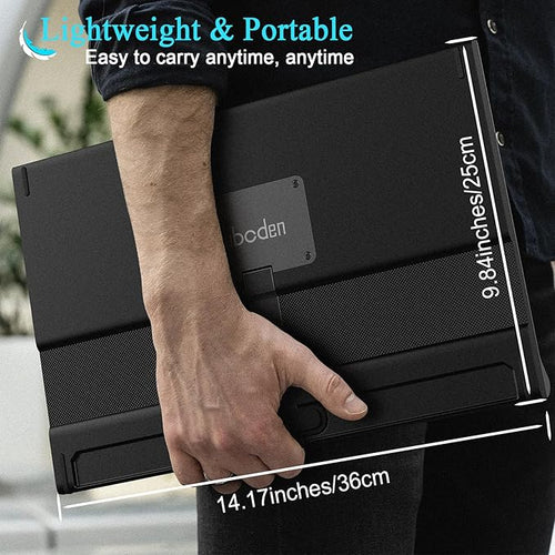 15.6Inch Laptop Monitor Exteder Portable Monitor for Laptops 1080P FHD USB C Laptop Screen Extender with Brightness Adjustment Dial Lap Second Screen Travel Monitor for Mac PC Phone