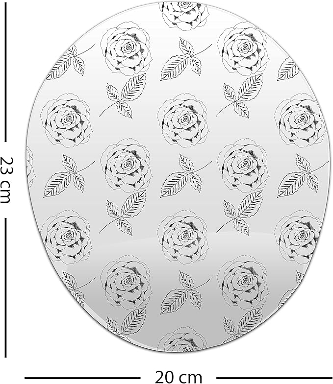 Ergonomic Mouse Pad with Wrist Rest Digital Printed Mouse Mat for Tendon Sheath Problems Non-Slip Base for Office and Home Size: 20 x 23 cm