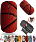 maizi Wireless Mouse for PC MacBook Computer Laptop (BYADAUa2GA_Basketball Closeup_148)