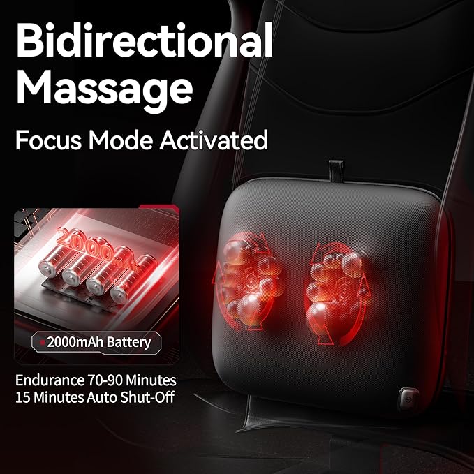 Gaming Chair Ergonomic Computer Chair with Lumbar Massage &amp Heat Video Game Chair with Silent Casters 3D Adjustable Backrest Thickened Seat PU Leather Hidden Footrest (63-77in)