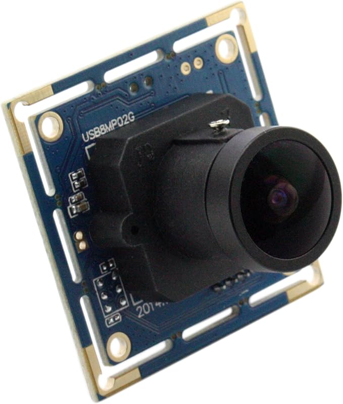 ELP 170degree fisheye Lens 8MP Camera Module with USB Port for HD high Resolution Video Image View