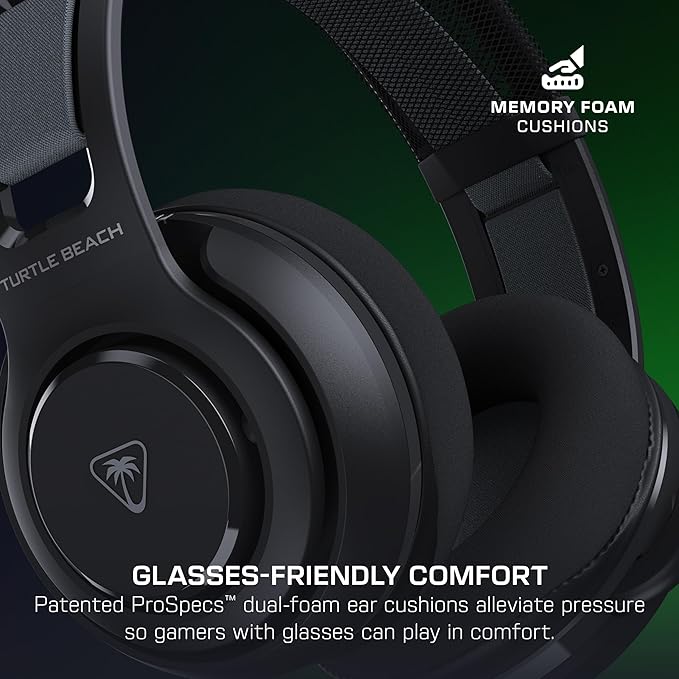 Turtle Beach Atlas 200 Wired Multiplatform Gaming Headset for Xbox PlayStation PC w/ 3.5mm Wired Connection - 50mm Nanoclear Drivers Flip-to-Mute Mic Memory Foam Cushions - Black