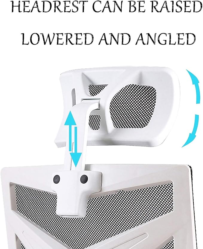 Home Ergonomic Office Chair High Back Adjustable Swivel Video Game Chair Computer Chair with Headrest and Breathable Skin-Friendly Mesh Ergonomic for Adults and