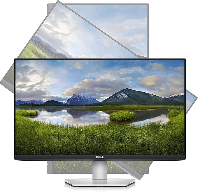 Dell S2721HS 27 Inch Full HD 1920 x 1080 AMD FreeSync IPS Ultra-Thin Bezel Monitor Tilt and Swivel Silver