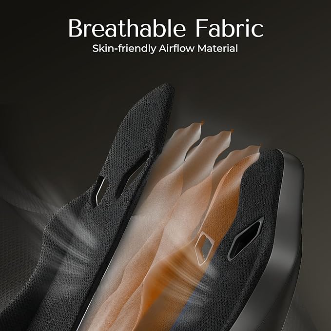 Gaming Chair Fabric with Pocket Spring Custion Ergonomic High Back Video Game Chair with Footrest Massage Lumbar Support Height Adjustable Comfy Computer Chair for Adults Game Beige White