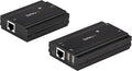 StarTech.com 4-Port USB 2.0 Extender Hub Over Single CAT5e/CAT6 Ethernet Cable (RJ45) - 330ft (100m) - USB Extender Hub Adapter Kit - Metal Housing - Externally Powered - 480 Mbps TAA