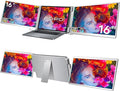 FOPO Laptop Screen Extender 16- 1200P 16:10 FHD Triple Monitor for 12~18.5 Portable Monitor for Laptop with HDMI and USB-C Connectivity for MacBooks(NOT M1 M2 M3)/Wins Chrome Surface