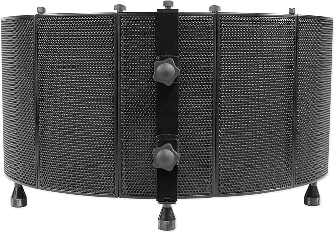 Audiosavings Se Electronics RN17 Bundle: Microphone Omni Directional Capsule ROCKSHIELD 3 Large Recording Vocal Shield with Dampening Foam 2-Items
