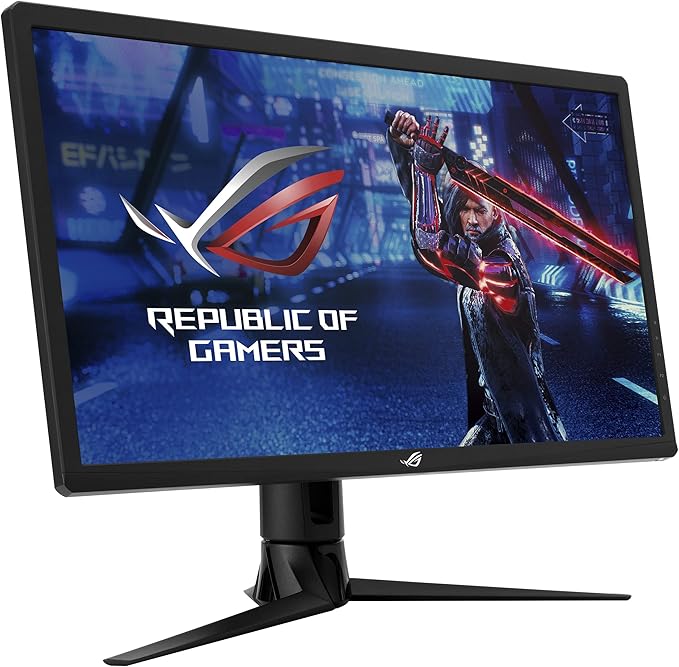 ASUS ROG Strix 27” 4K HDR 144Hz DSC Gaming Monitor (XG27UQR) - UHD (3840 x 2160) IPS 1ms Extreme Low Motion Blur DisplayHDR 400 DCI-P3 90% G-SYNC Compatible Eye Care DisplayPort HDMI USB 3.0