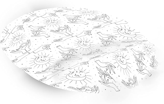 Ergonomic Mouse Pad with Wrist Rest Digital Printed Mouse Mat for Tendon Sheath Problems Non-Slip Base for Office and Home Size: 20 x 23 cm
