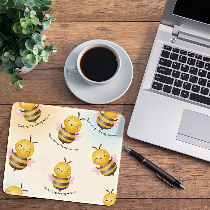 Seajan 18 Pcs Employee Appreciation Gift Bulk Mouse Pad Bulk Inspirational Computer Mouse Pad Gift for Social Worker Volunteer Teacher Nurse 8.27 x 10.24'' (Animal)