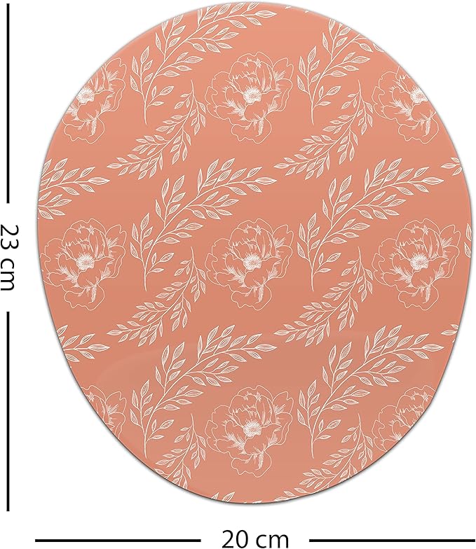 Ergonomic Mouse Pad with Wrist Rest Digital Printed Mouse Mat for Tendon Sheath Problems Non-Slip Base for Office and Home Size: 20 x 23 cm