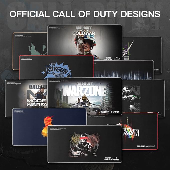 EUREKA ERGONOMIC &amp Call of Duty Vanguard Thunderbolt Gaming Mouse Pad Extended XXL Large Black Home Office PC Computer Desk Accessories Keyboard Mousepad Mat with Non-Slip Rubber Base Stitched Ed
