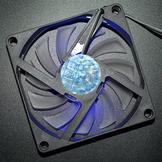 Notebook Fan 8010 80X80X10mm 5V USB Fan Blue led