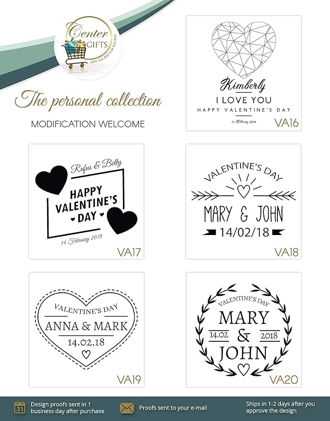 Personalized Valentines Day Leather Mouse Pad Customized Valentines Day Mouse Pad with Wrist Rest Support