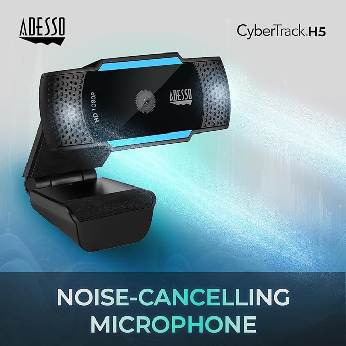 Adesso 20pc Multipack CyberTrack H5-TAA Webcam 1080p Full HD Built-in Microphone TAA Compliant - Made in Taiwan for Government Education and Military.