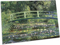 3dRose - Water Lilies and Japanese Bridge by Claude Monet 1899 - Desk Pad Place Mat - (dpd-126630-1)