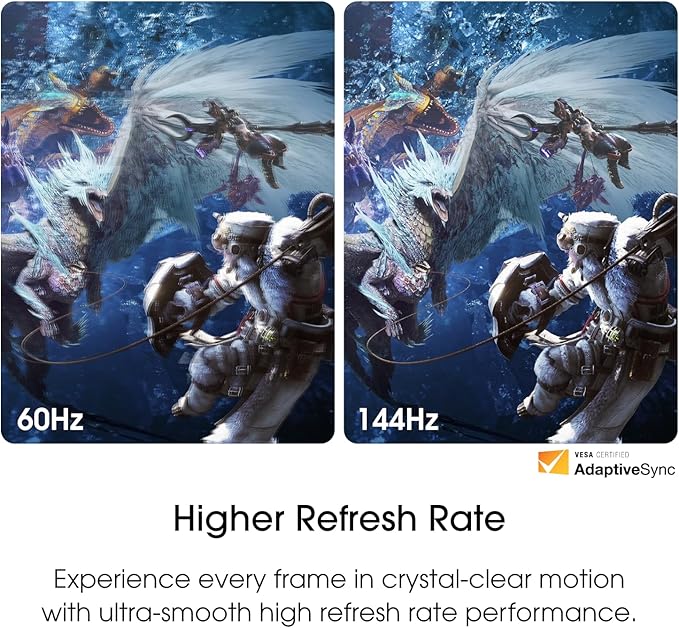 Sceptre New 22-Inch Gaming Monitor FHD 1080p Up to 144Hz HDMI DisplayPort Built-in Speakers Machine Black (E225W-FW144 Series 2026)