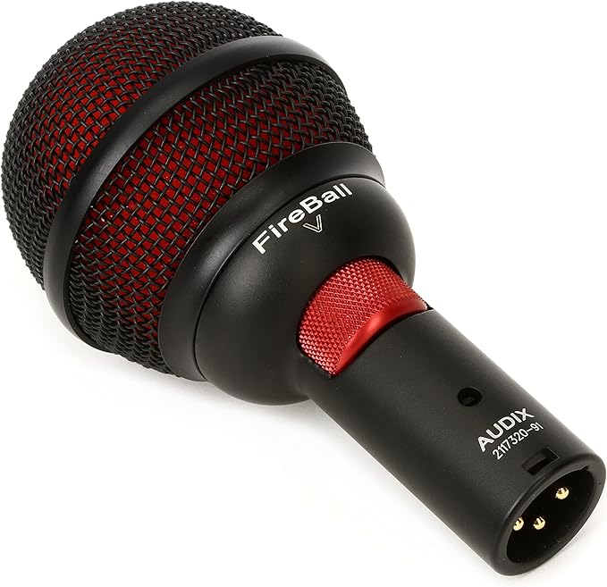 Audix Fireball-V Ultra-Small Professional Dynamic Instrument Microphone