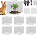 18PCS Plant Protection from Animals12x12 Inch Metal Wire Plant ProtectorsPlant Cages to Keep Animals OutSturdy Bunny Barricades Chicken Wire Cloche Plant Protectors for Shrubs Flowers Vegetables