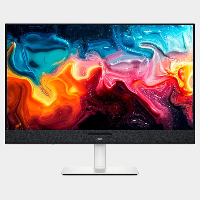 Dell 32 Plus 4K QD-OLED Monitor S3225QC - 31.6-inch (3840 x 2160) 120Hz 0.03ms Display AI-Enhanced 3D Spatial Audio Height/Tilt/Swivel/Slant Adjustment - Ash White