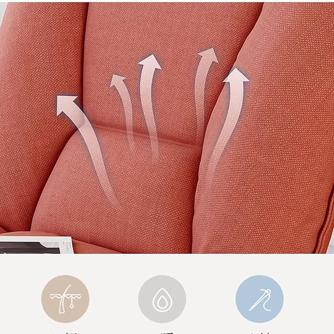 NaKeah Floor Chair 5-Position Adjustable Padded Lazy Recliner with Comfortable Back Support and Skin-Friendly Cover Great for Reading Playing Game MeditatingC