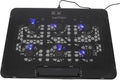 Laptop Cooling Pad 15.6 Inch with 1 Quiet Fan Black Cooling Stand for Gaming and Work Laptops Portable Heat Dissipation Base for Office and Home Use