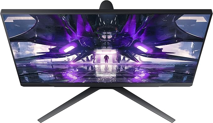 SAMSUNG 27 Odyssey G32A FHD 1ms 165Hz Gaming Monitor with Eye Saver Mode Free-Sync Premium Height Adjustable Screen for Gamer Comfort VESA Mount Capability (LS27AG320NNXZA)