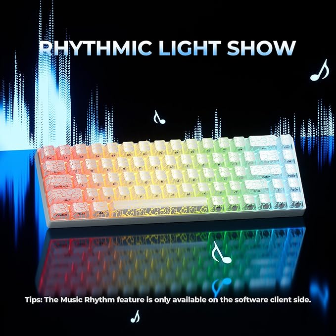 XVX HE68 60 Percent Gaming KeyboardHall Effect Magnetic Switches CNC Aluminum Frame Rapid Trigger Keyboard w Topographic IMD Keycaps 8KHz Polling Rate Adjustable ActuationHot-Swap-Ice Crack