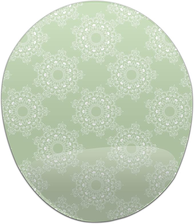 Ergonomic Mouse Pad with Wrist Rest Digital Printed Mouse Mat for Tendon Sheath Problems Non-Slip Base for Office and Home Size: 20 x 23 cm