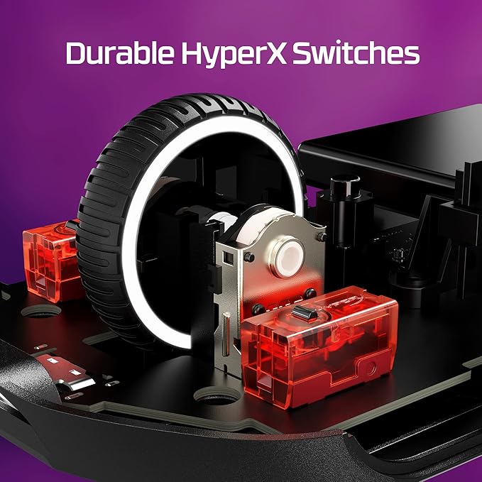 HyperX Pulsefire Haste 2 – Wireless Gaming Mouse- Ultra Lightweight 61g 100 Hour Battery Life Dual Wireless Connectivity Precision Sensor - Black