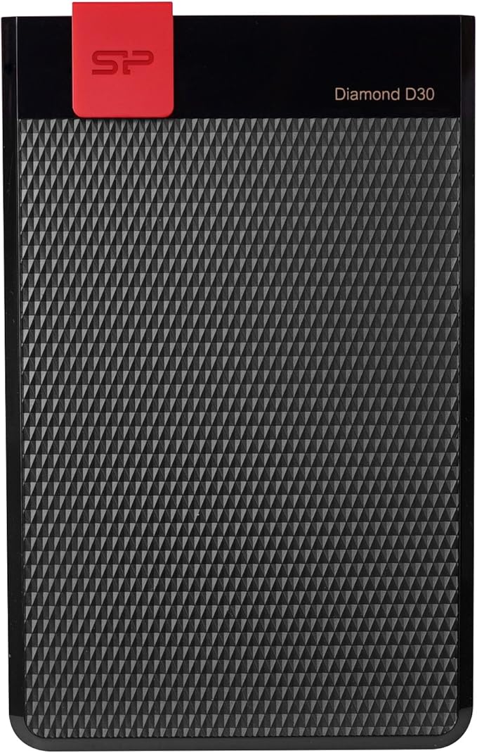 Silicone Power Portable HDD 5TB 2.5 USB 3.0 Support IPX4 Grade Waterproof Performance Diamond D30 Series SP050TBPHDD3LS3K