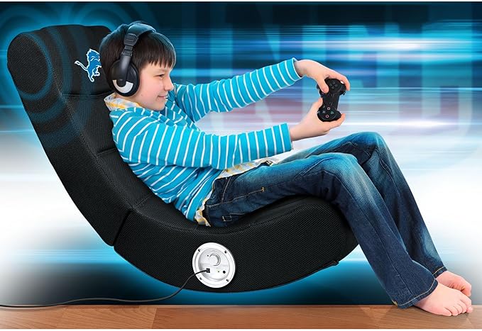 Imperial Detroit Lions Bluetooth Video Game Chair