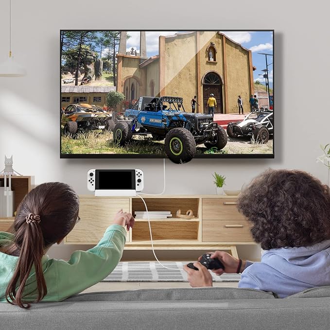 TV Docking Station for SwitchPortable Switch OLED Dock 4K HDMI &amp 3 USB Ports